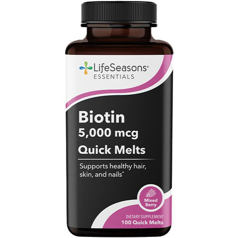 LifeSeasons Essentials Biotin Quick Melts 5,000 mcg