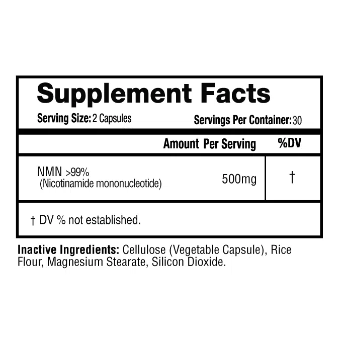 1 Life Science NMN 500-N101 Nutrition