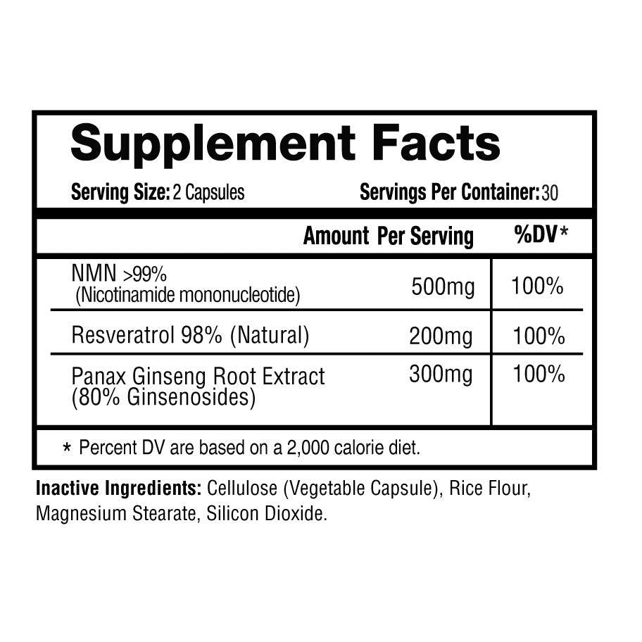 1 Life Science NMN+ 500 Platinum-N101 Nutrition