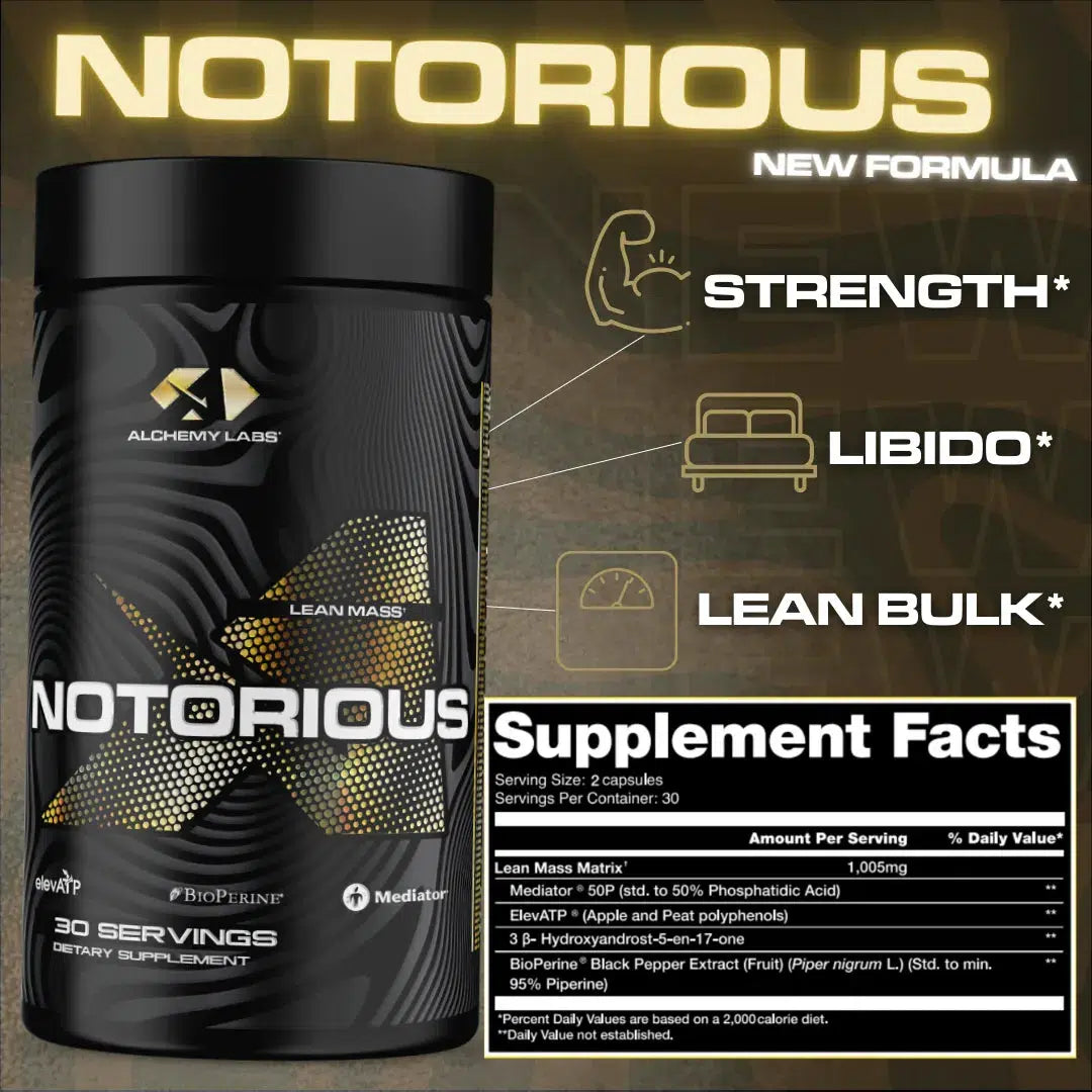 Alchemy Labs Notorious-N101 Nutrition