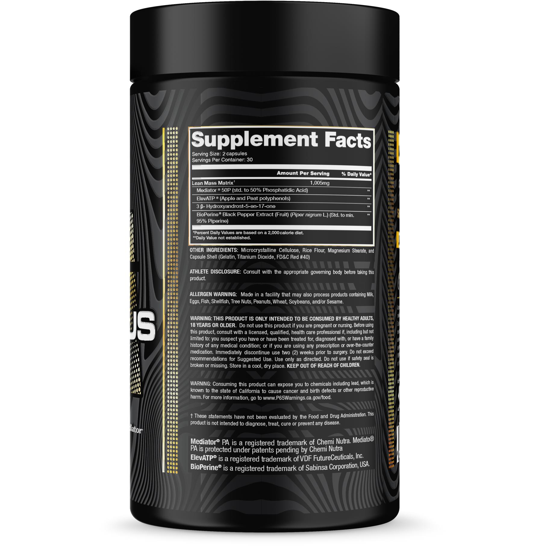 Alchemy Labs Notorious-N101 Nutrition