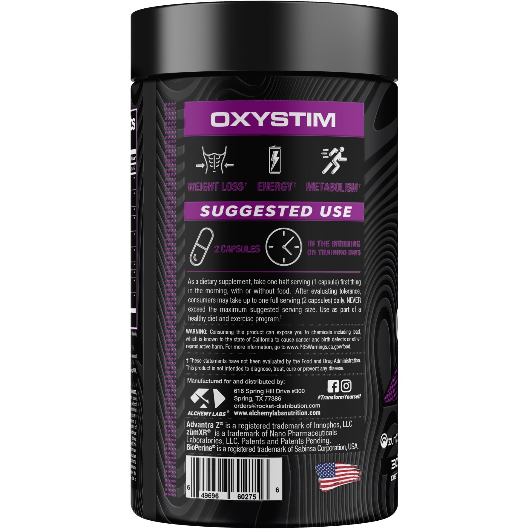 Alchemy Labs Oxystim-N101 Nutrition