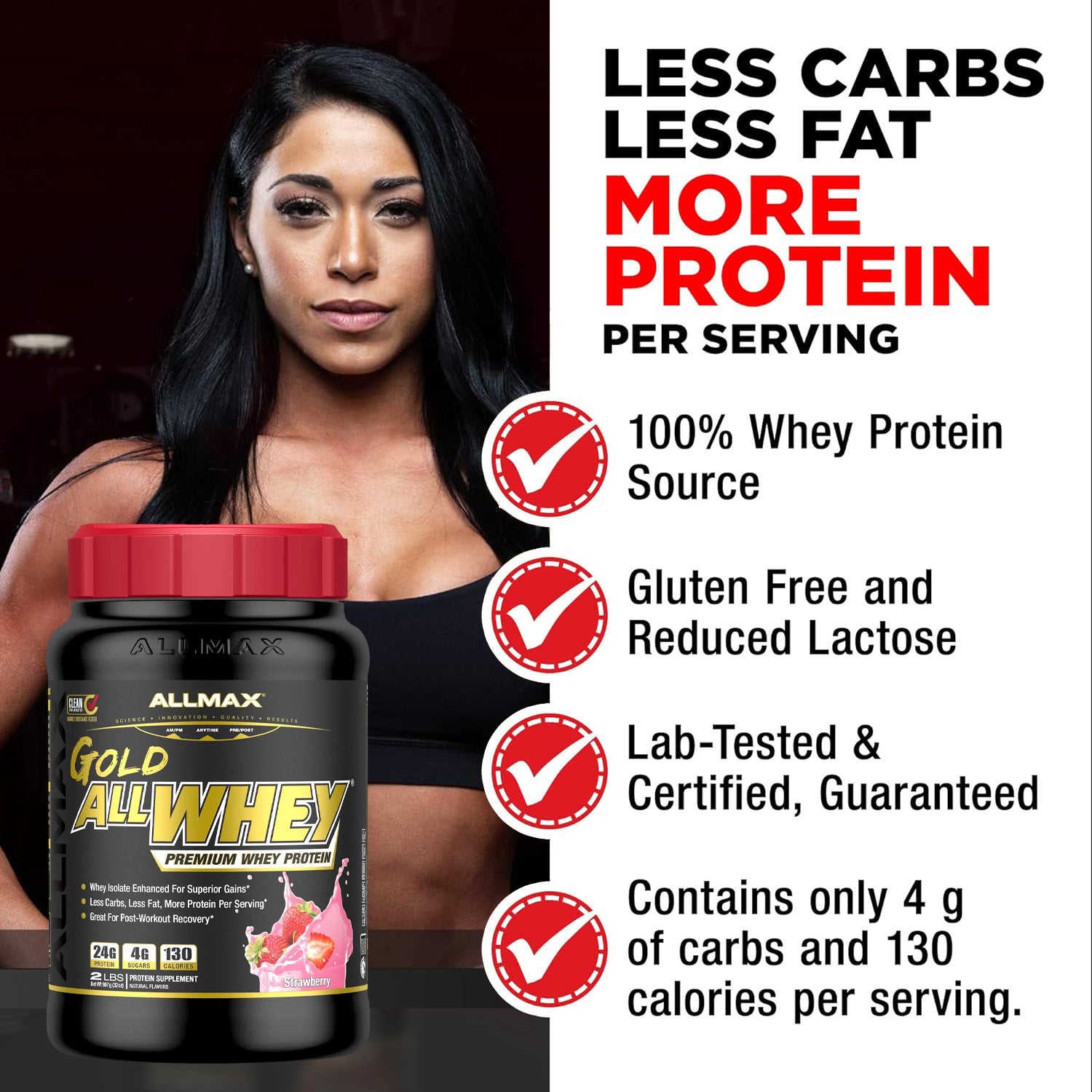 ALLMAX Gold AllWhey Premium Whey Protein-N101 Nutrition