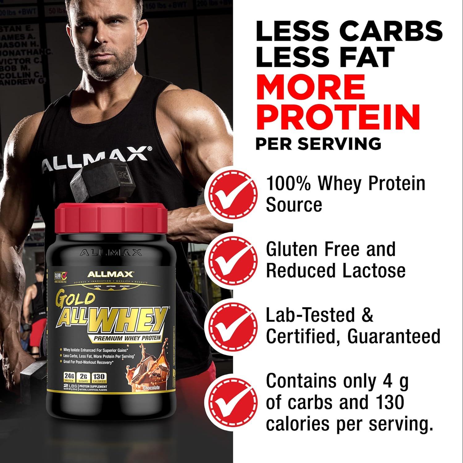 ALLMAX Gold AllWhey Premium Whey Protein-N101 Nutrition