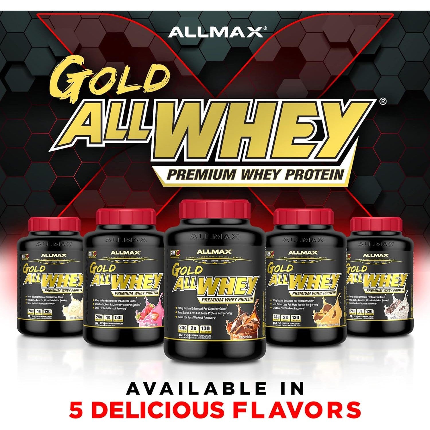 ALLMAX Gold AllWhey Premium Whey Protein-N101 Nutrition