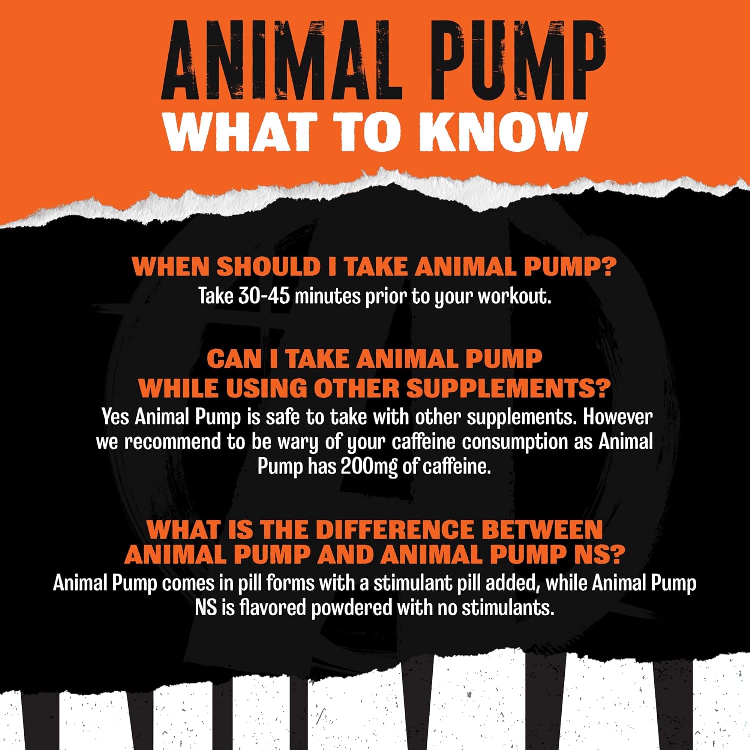 Animal Pump-N101 Nutrition