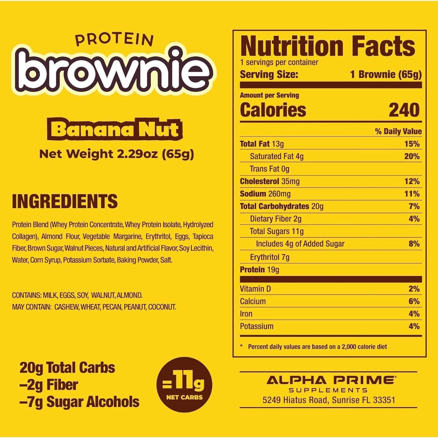 AP Prime Bites Protein Brownies-N101 Nutrition