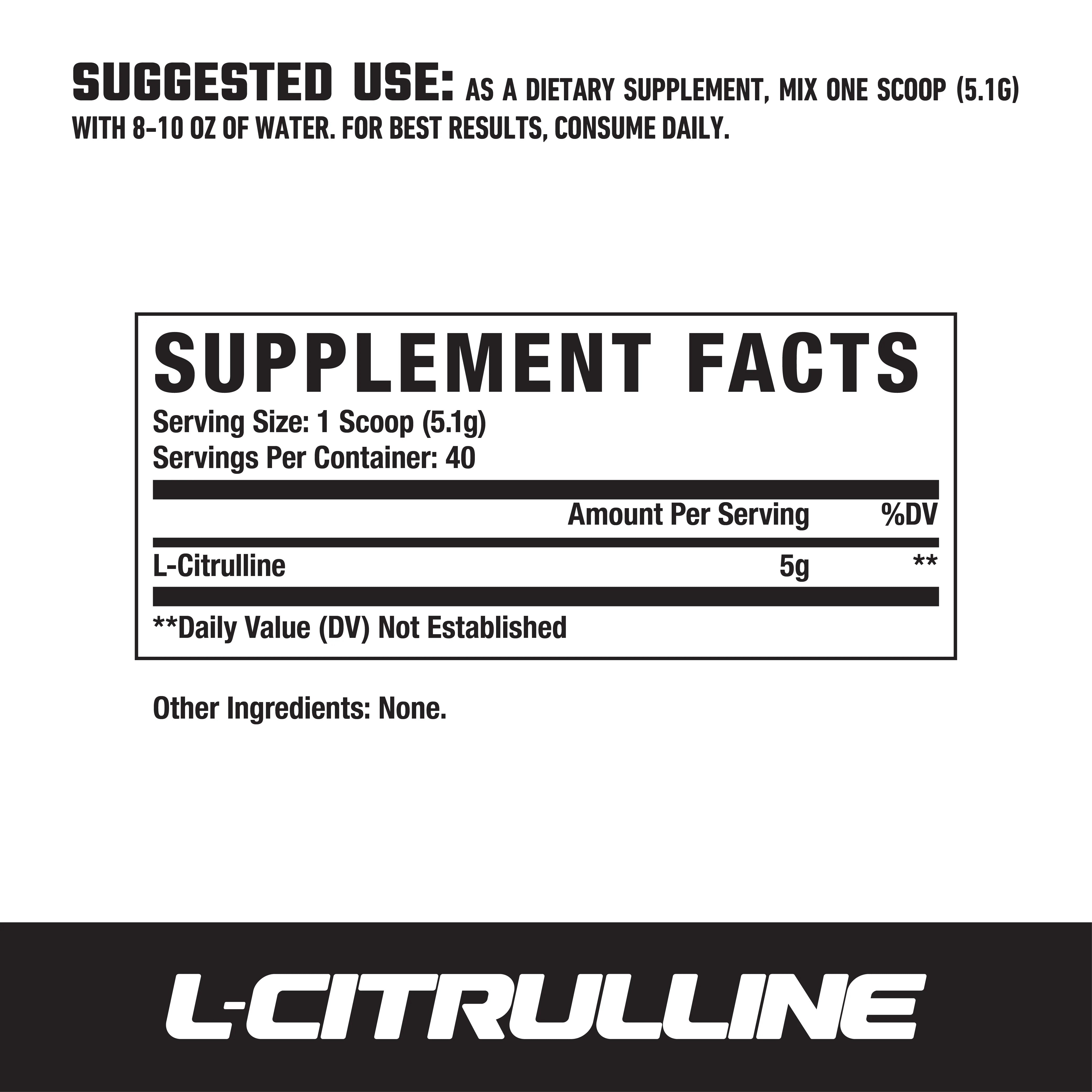 Axe & Sledge Citrulline-N101 Nutrition