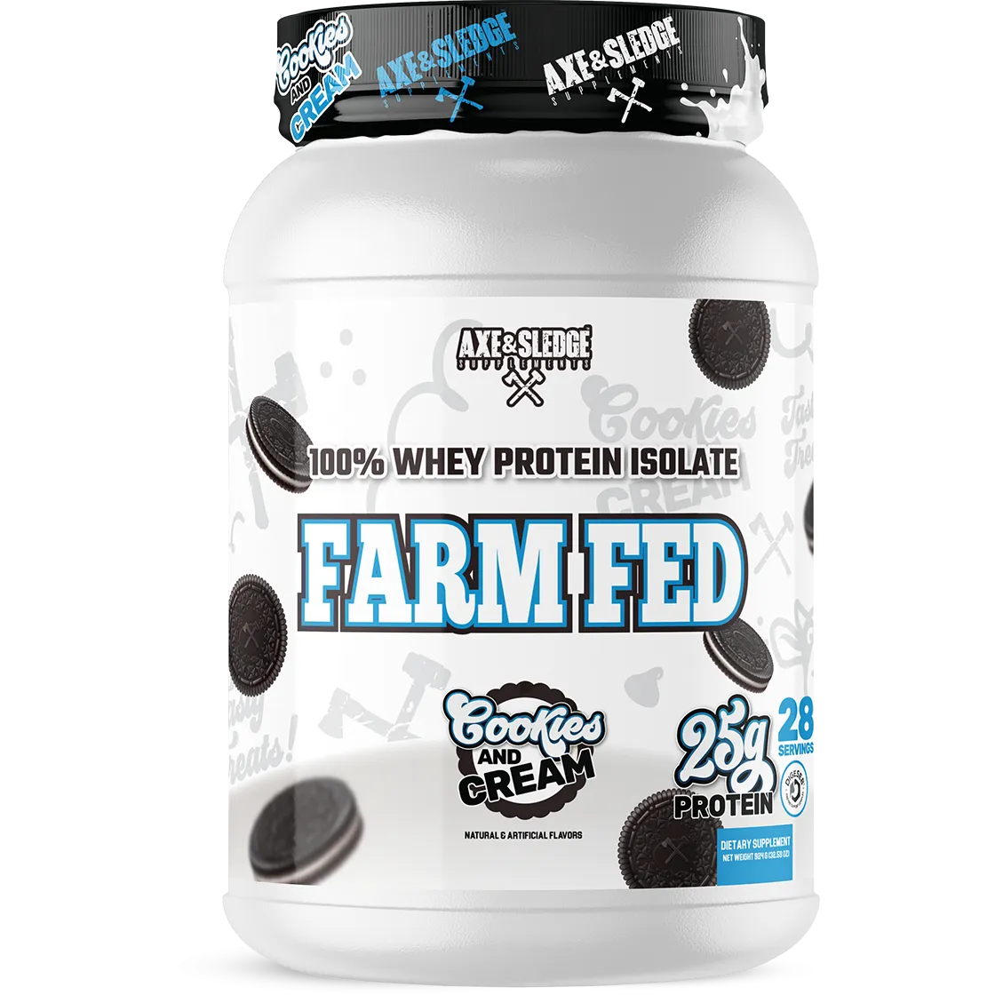 Axe & Sledge FARM FED 100% Whey Protein Isolate-N101 Nutrition