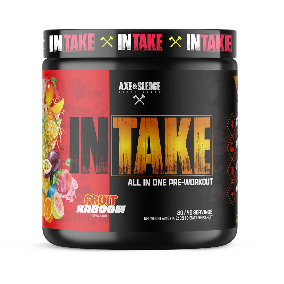 Axe & Sledge INTAKE-40 servings-Fruit Kaboom-N101 Nutrition