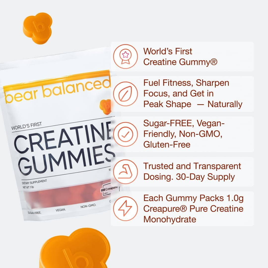 Bear Balanced Creatine Gummies-N101 Nutrition