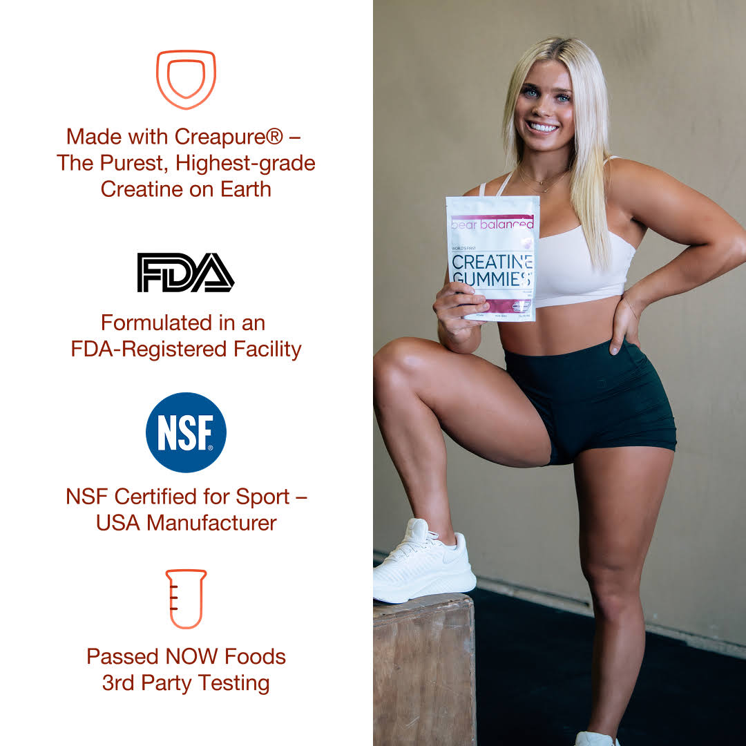Bear Balanced Creatine Gummies-N101 Nutrition
