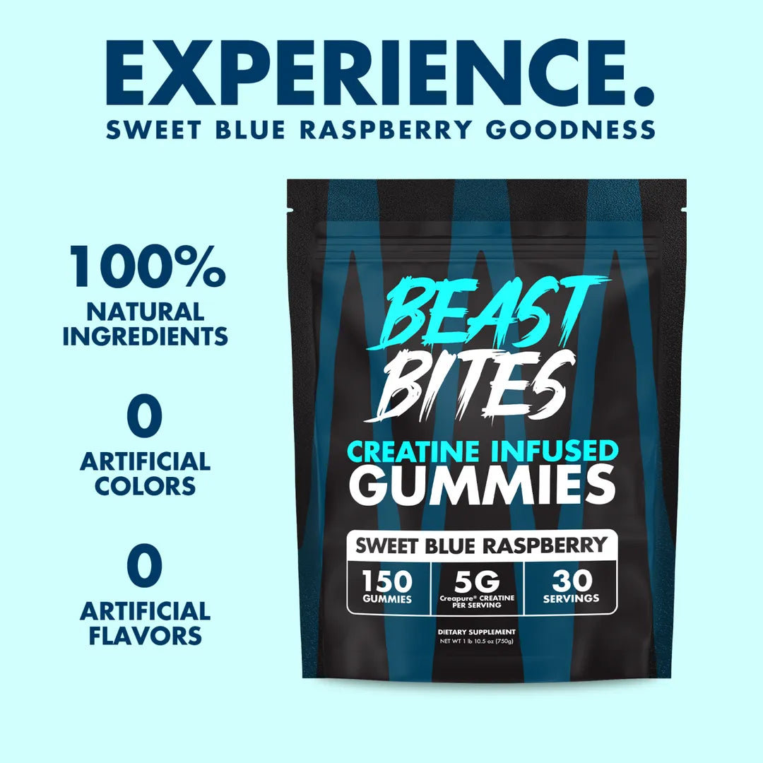 Beast Bites Creatine Infused Gummies-N101 Nutrition