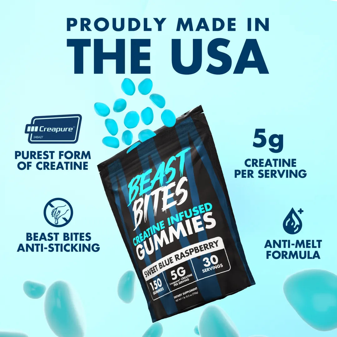 Beast Bites Creatine Infused Gummies-N101 Nutrition