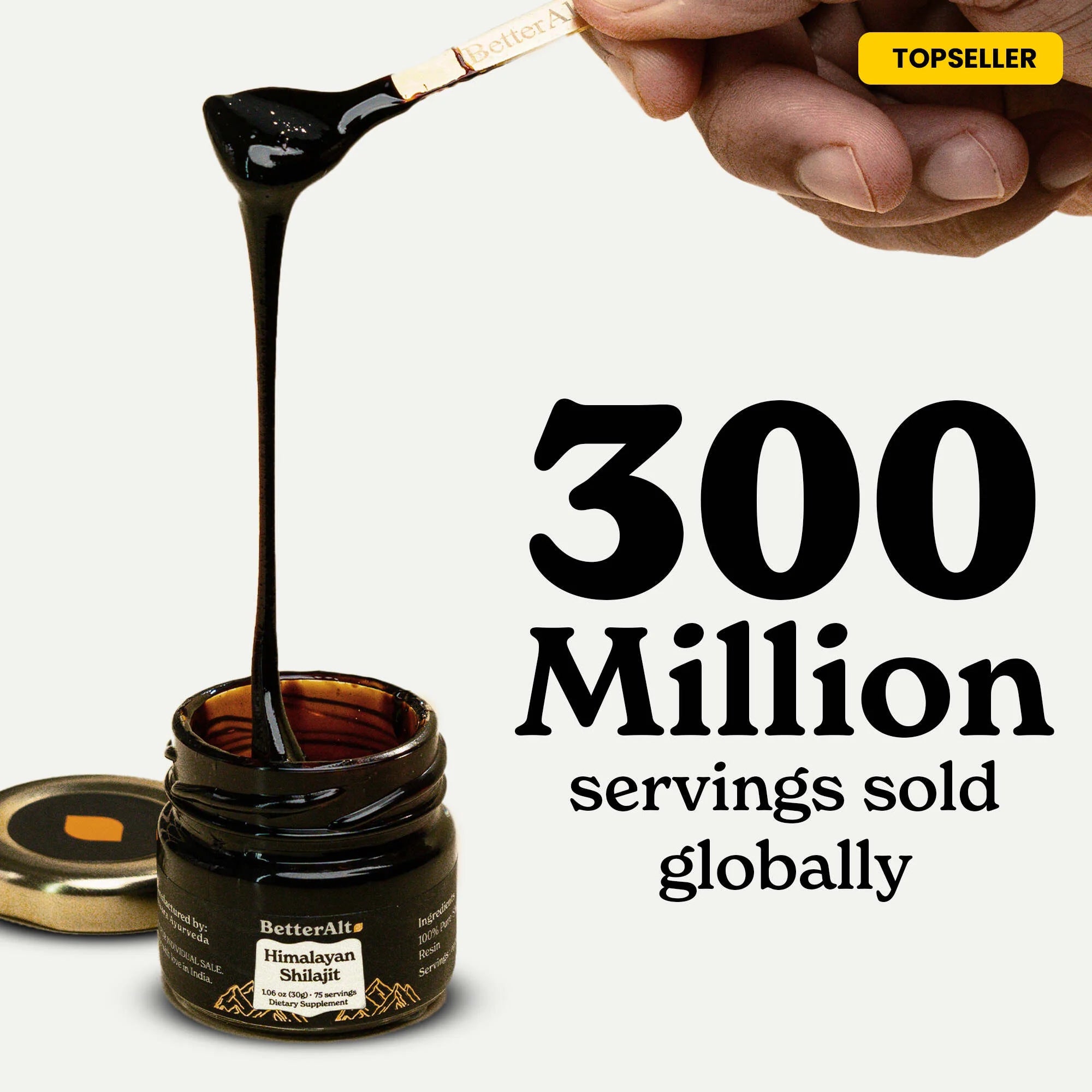 BetterAlt Pure Himalayan Shilajit Resin-N101 Nutrition