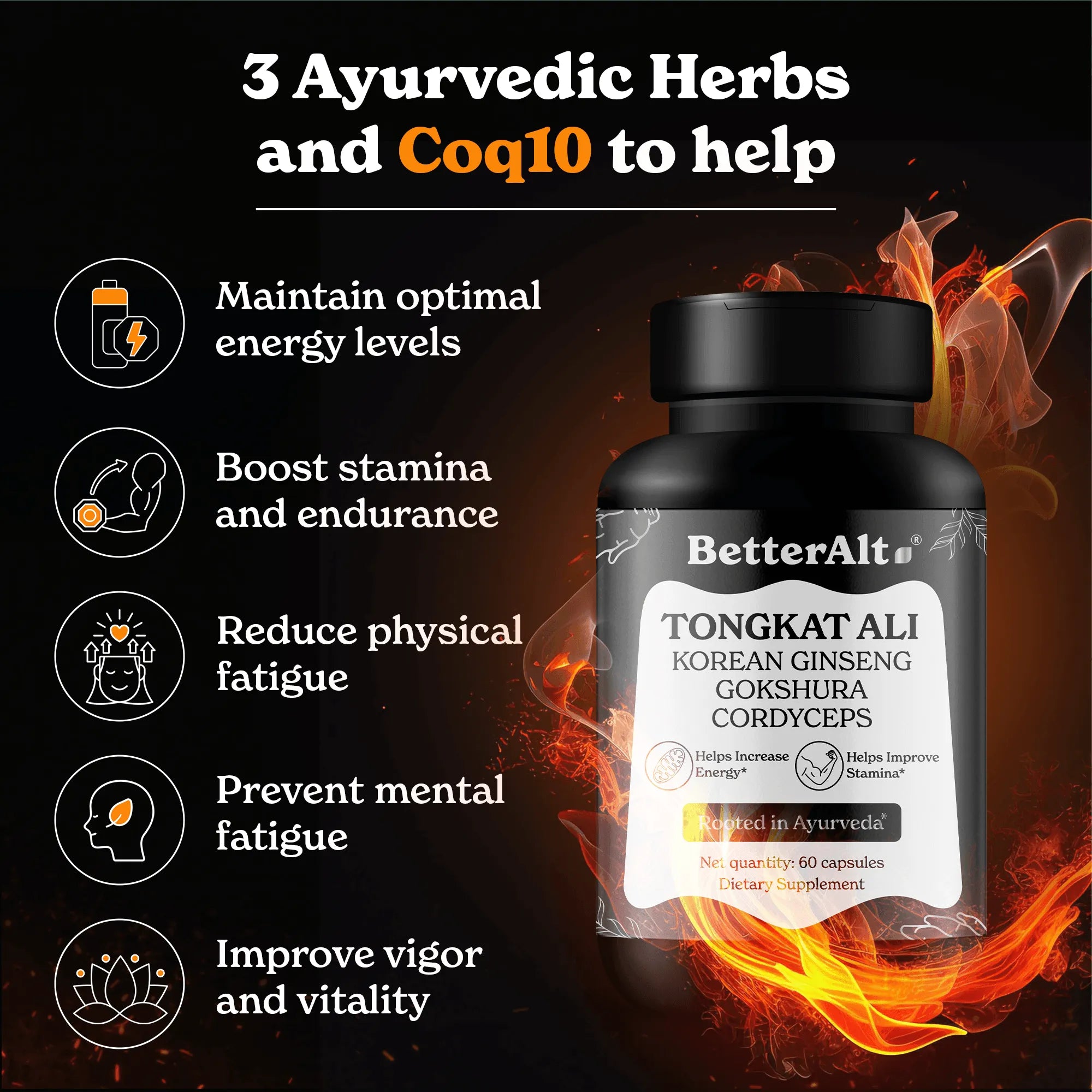 BetterAlt Tongkat Ali-N101 Nutrition