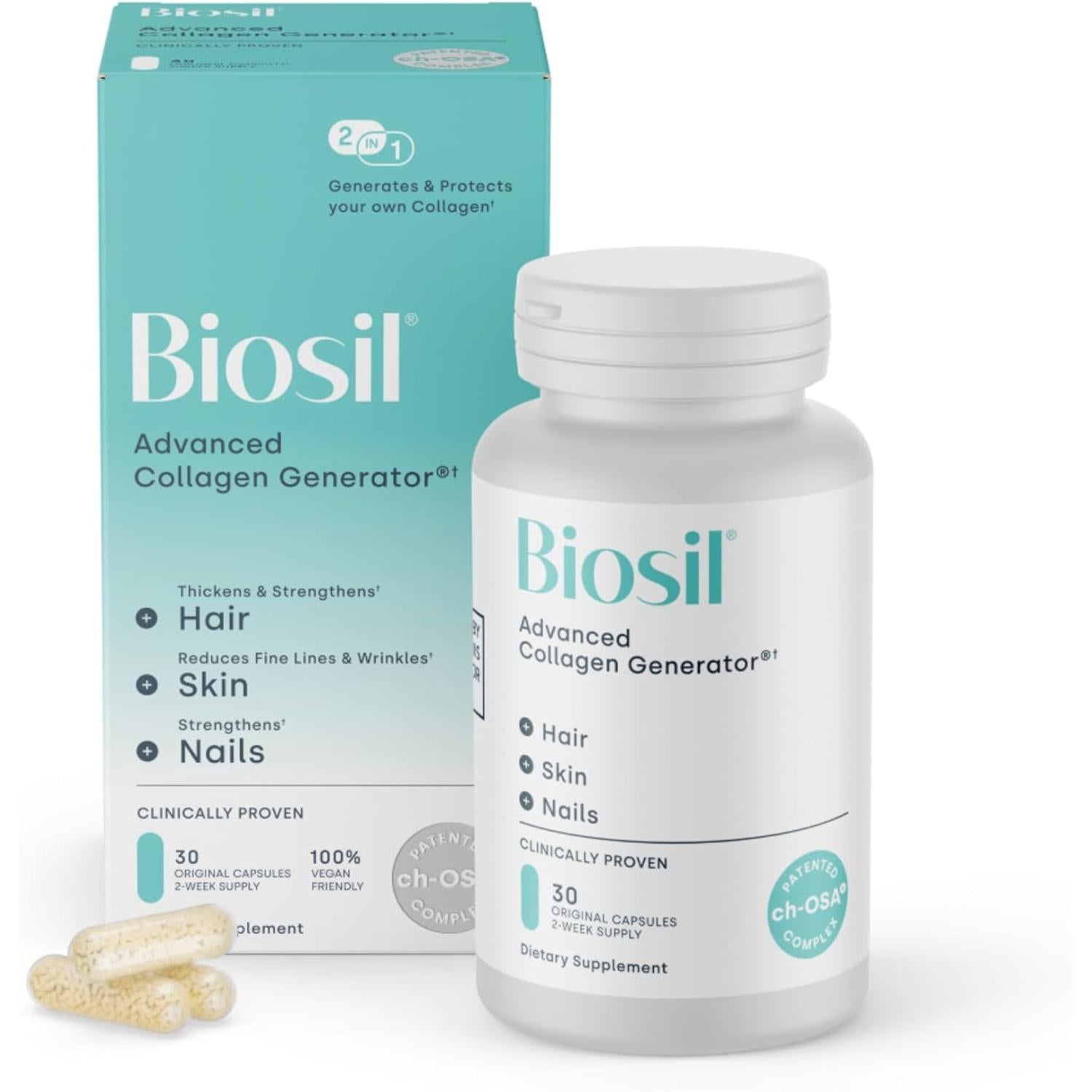 Biosil® Advanced Collagen Generator Original Capsules-N101 Nutrition