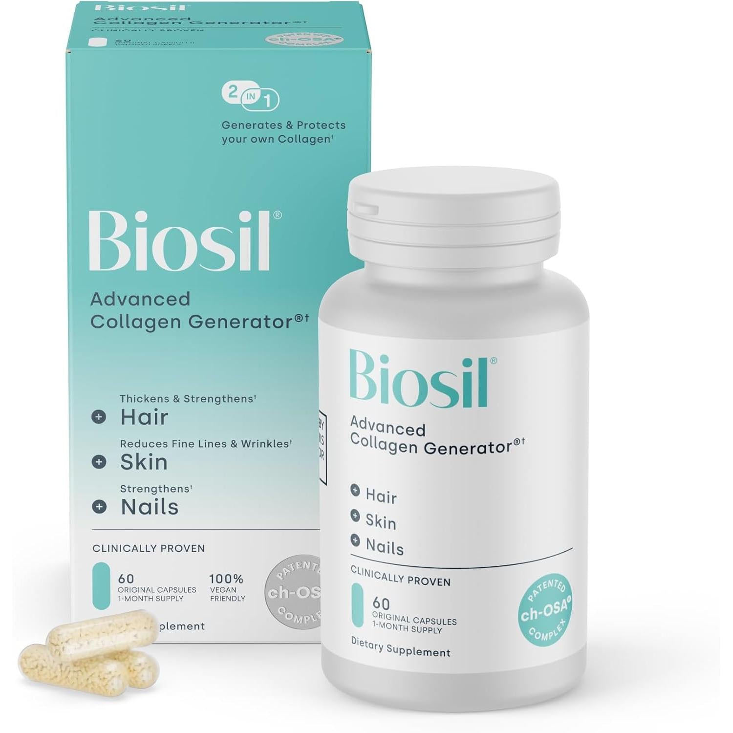 Biosil® Advanced Collagen Generator Original Capsules-N101 Nutrition