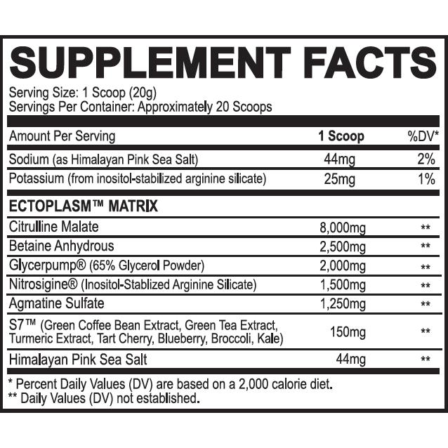 Black Magic ECTO PLASM Pump Formula-N101 Nutrition