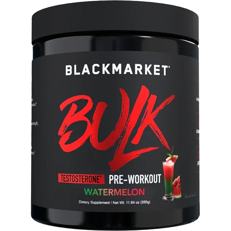 BlackMarket BULK-30 servings-Watermelon-N101 Nutrition