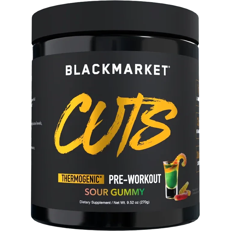 BlackMarket CUTS-30 servings-Sour Gummy-N101 Nutrition