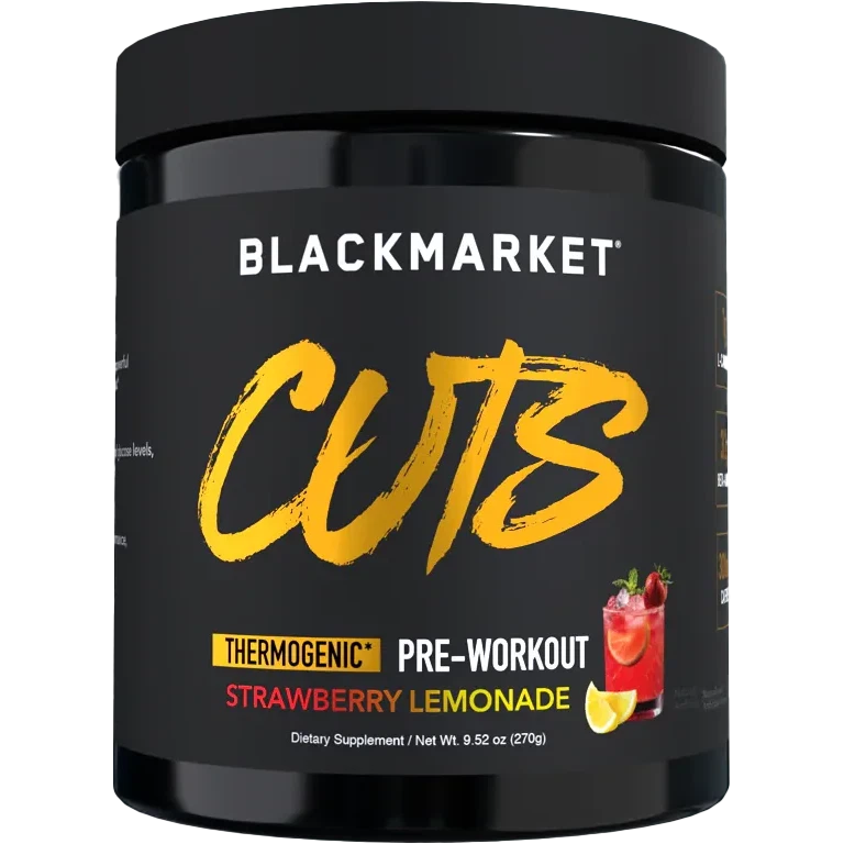 BlackMarket CUTS-30 servings-Strawberry Lemonade-N101 Nutrition
