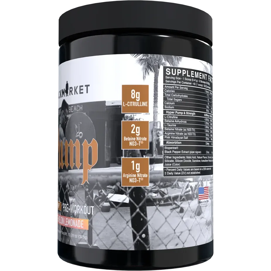 BlackMarket PUMP Pre-Workout-N101 Nutrition