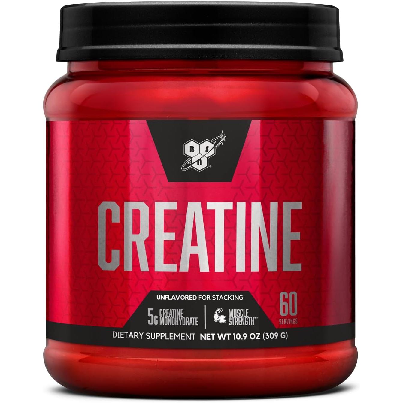 BSN Creatine Monohydrate-60 servings-Unflavored-N101 Nutrition