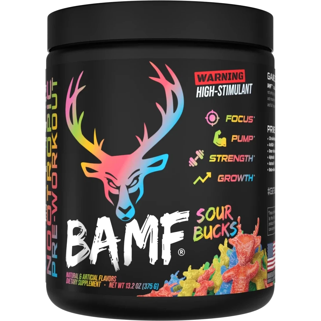 Bucked Up BAMF-N101 Nutrition