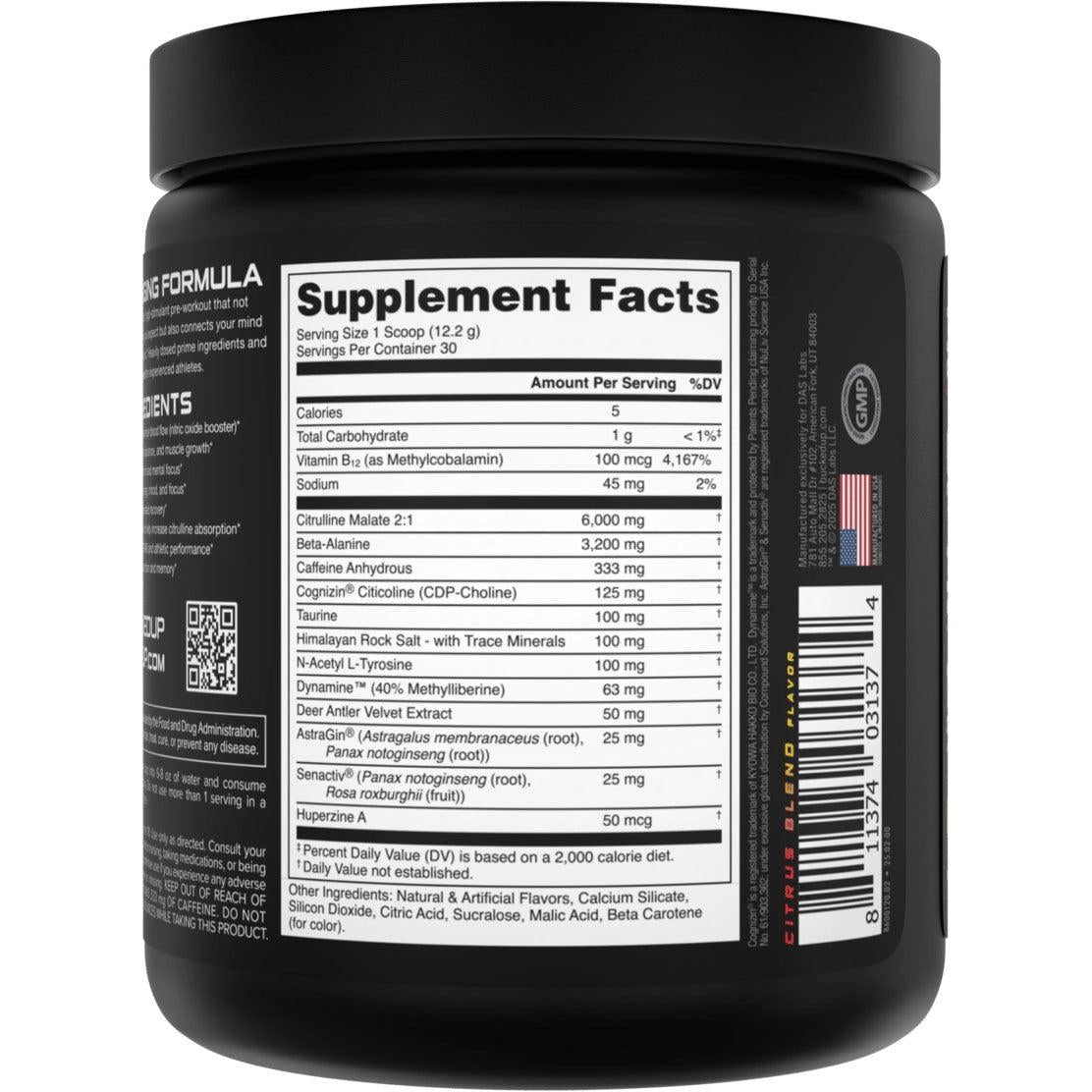 Bucked Up BAMF-N101 Nutrition