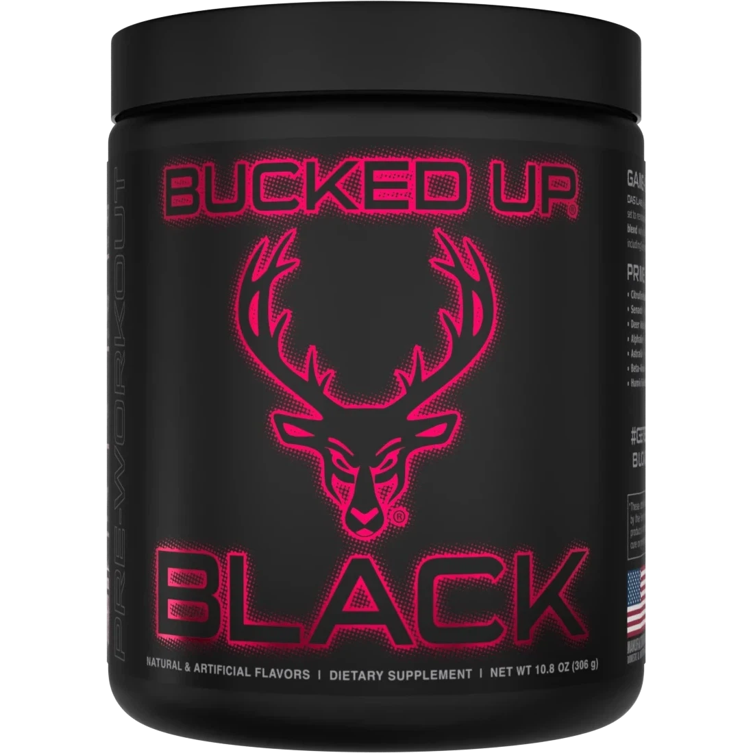 Bucked Up BLACK Pre-Workout-N101 Nutrition