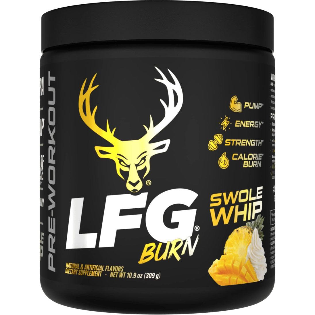 Bucked Up LFG Burn-30 servings-Swole Whip (Pineapple/Mango/Vanilla Cream)-N101 Nutrition
