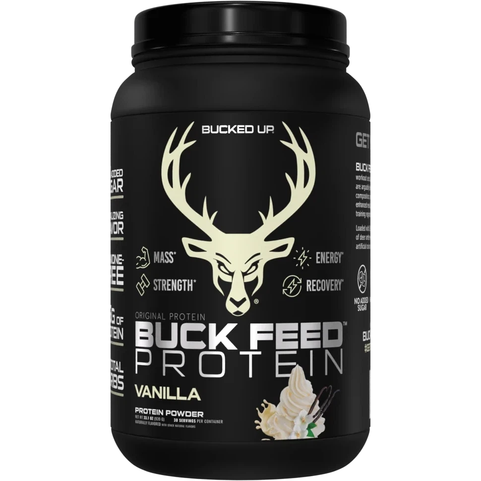 Bucked Up Original Buck Feed Protein-30 servings-Vanilla-N101 Nutrition