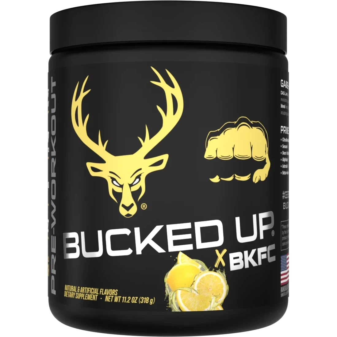 Bucked Up Pre-Workout-30 servings-BKFC Punch (Lemonade)-N101 Nutrition
