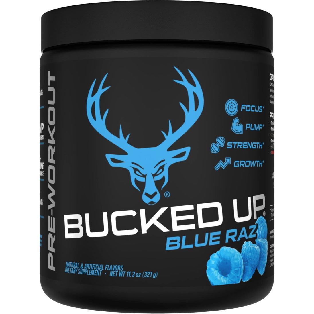 Bucked Up Pre-Workout-30 servings-Blue Raz-N101 Nutrition
