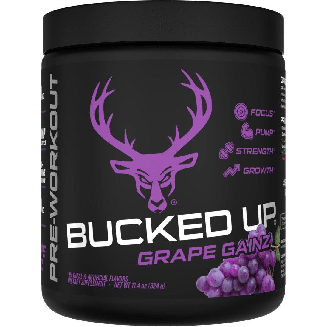 Bucked Up Pre-Workout-30 servings-Grape Gainz-N101 Nutrition