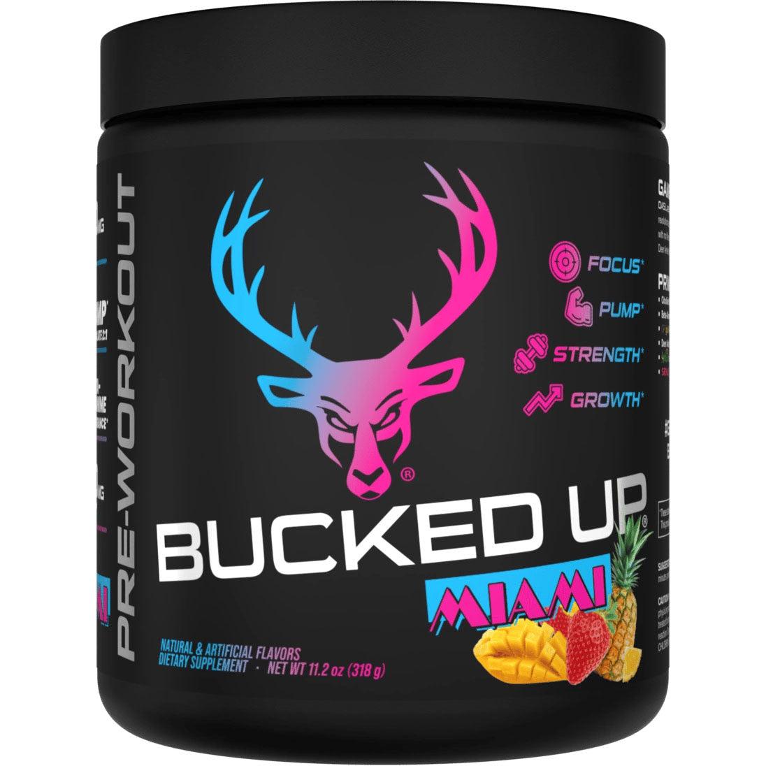Bucked Up Pre-Workout-30 servings-Miami (Strawberry-Mango-Pineapple)-N101 Nutrition