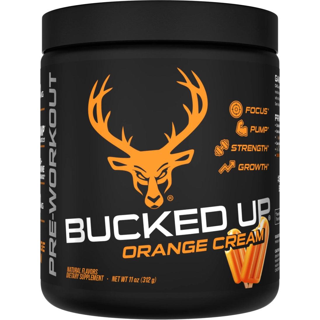 Bucked Up Pre-Workout-30 servings-Orange Cream-N101 Nutrition