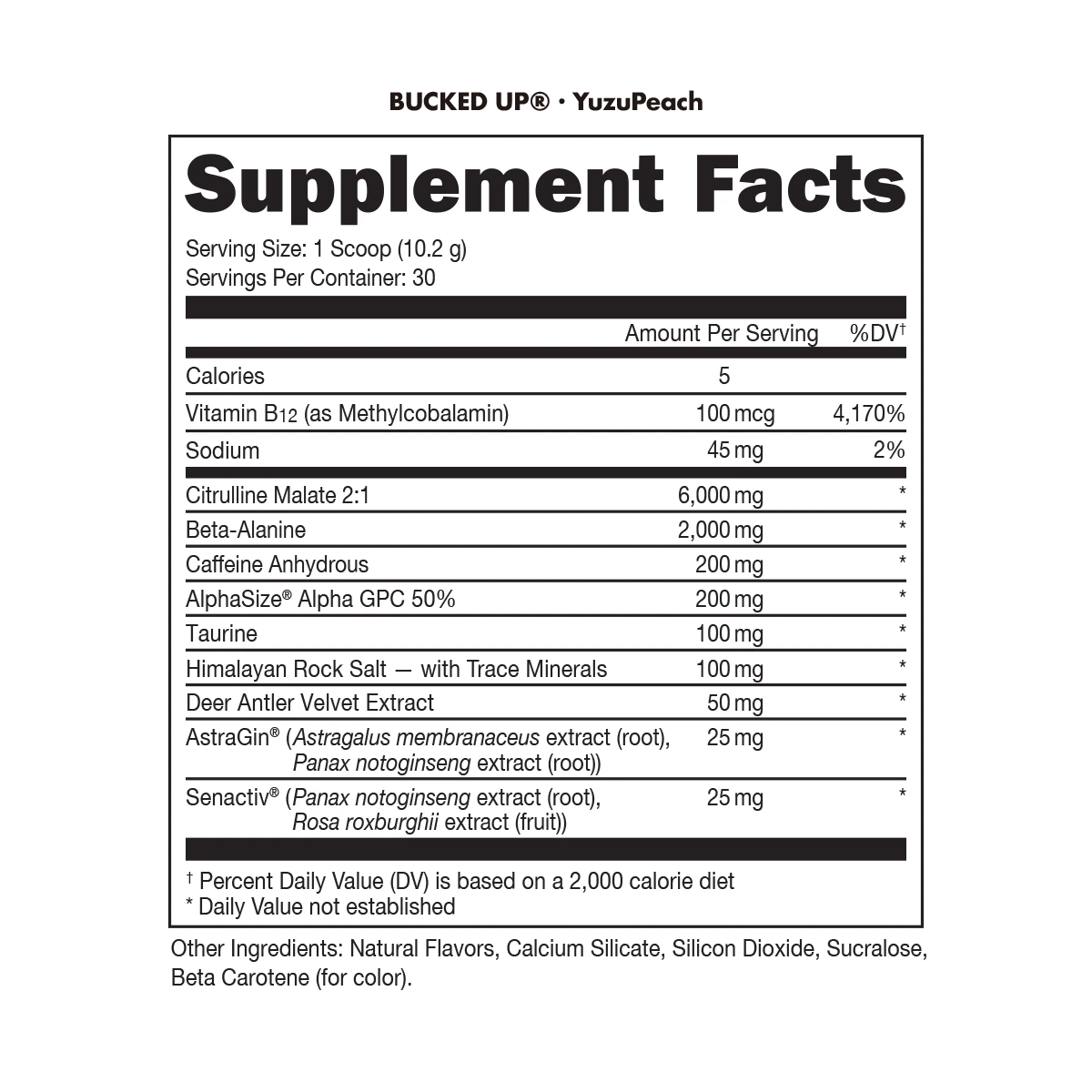 Bucked Up Pre-Workout Anime Series-N101 Nutrition