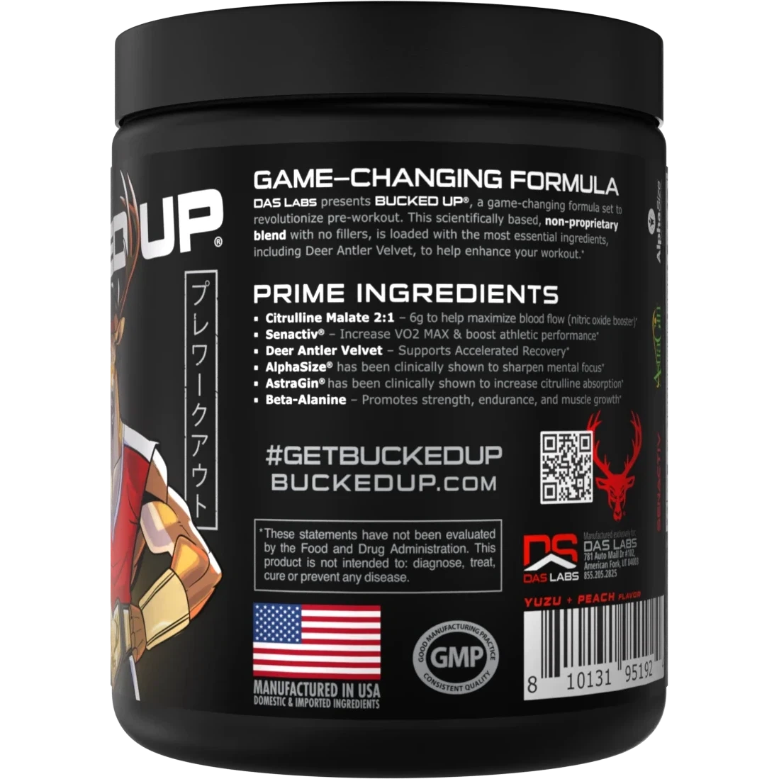 Bucked Up Pre-Workout Anime Series-N101 Nutrition