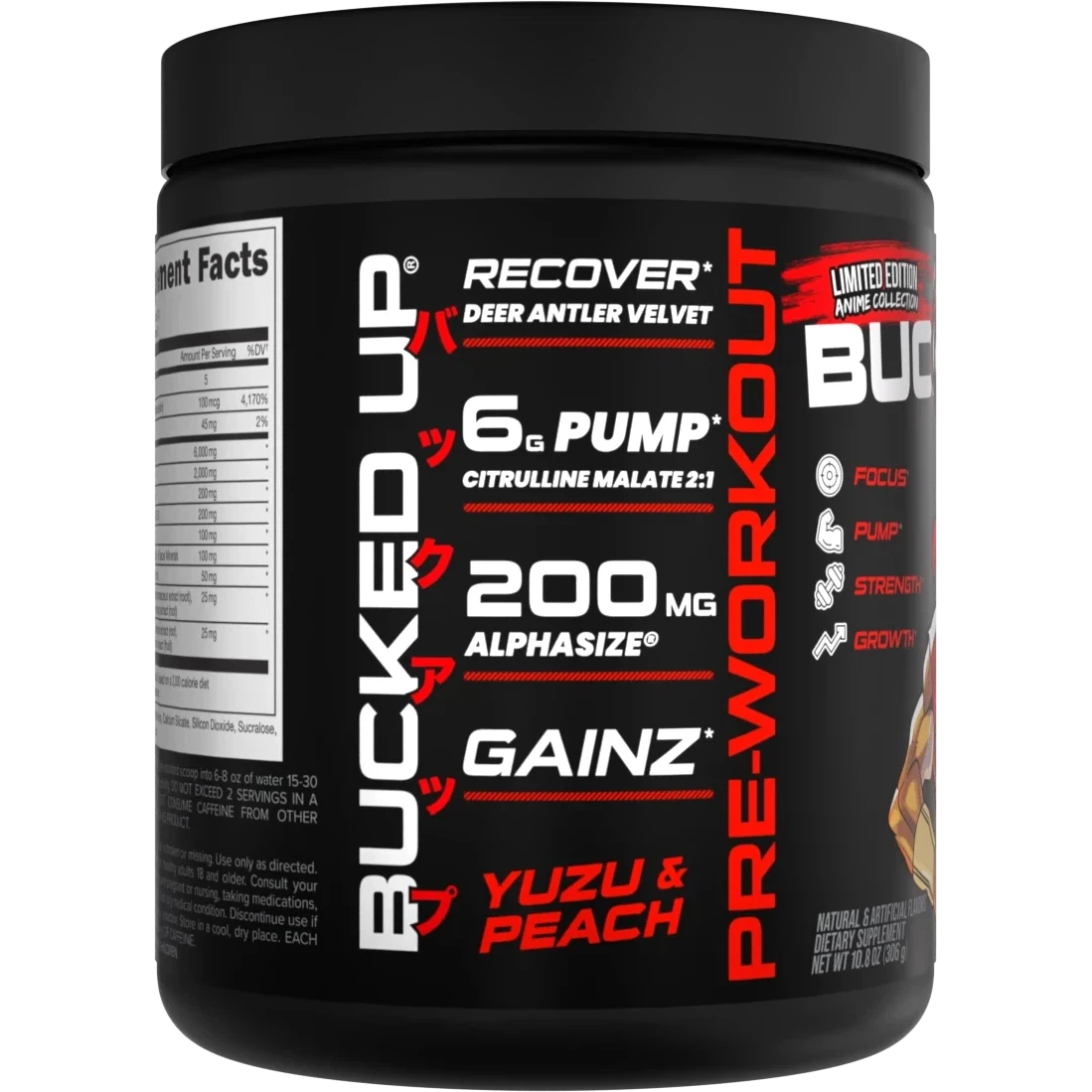 Bucked Up Pre-Workout Anime Series-N101 Nutrition
