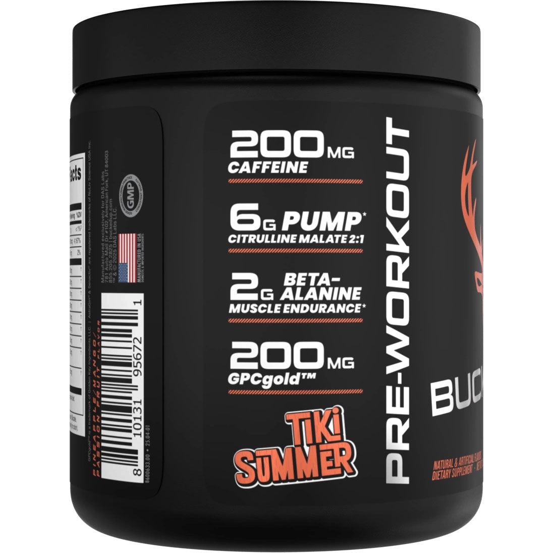 Bucked Up Pre-Workout - Tiki Summer (Limited Edition)-N101 Nutrition