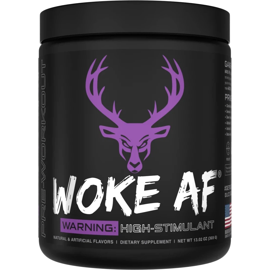 Bucked Up WOKE AF-30 servings-Grape Gainz-N101 Nutrition