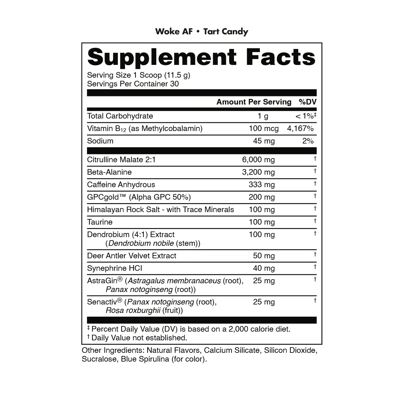 Bucked Up WOKE AF New Year's Limited Edition-N101 Nutrition