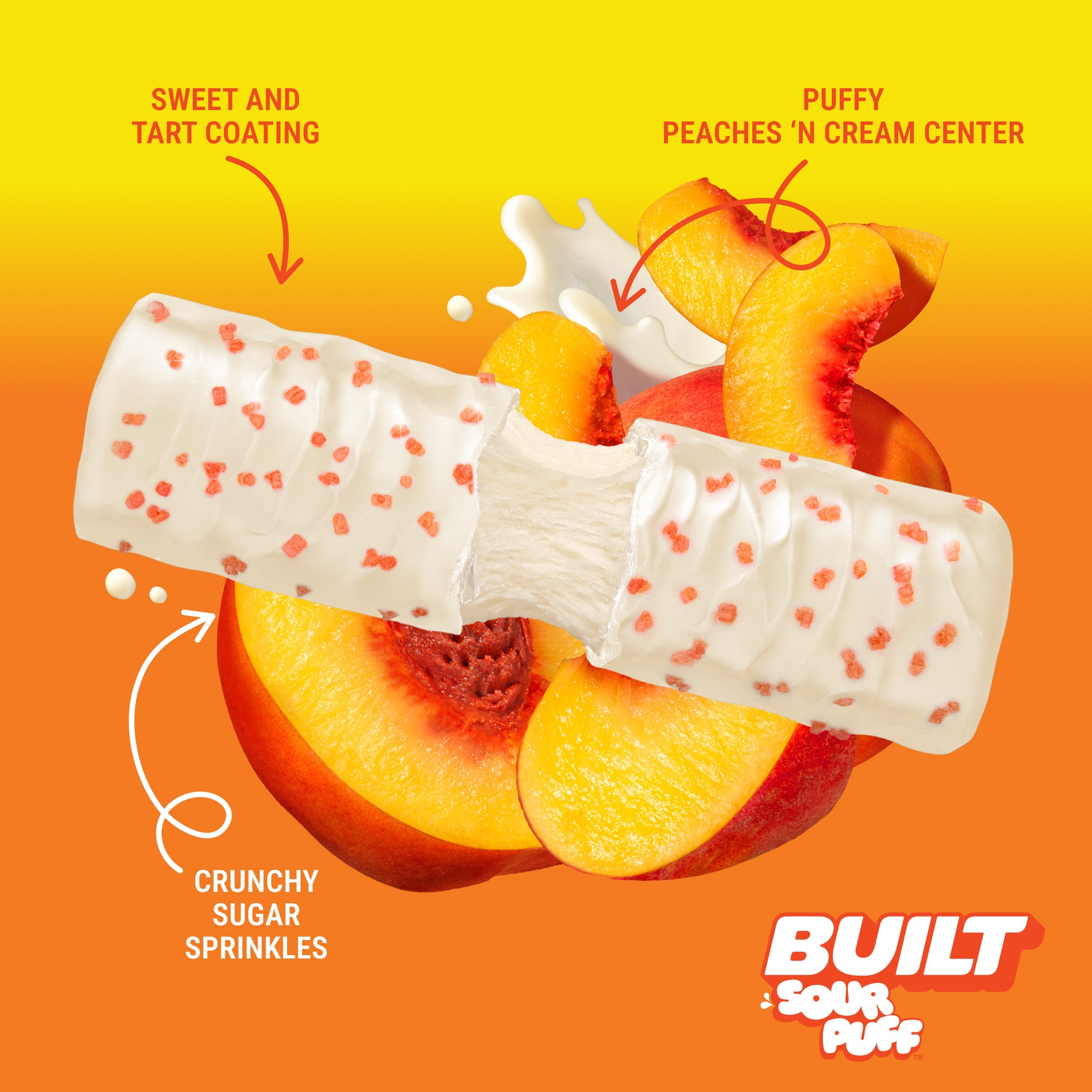 BUILT Sour Puff Bar-N101 Nutrition