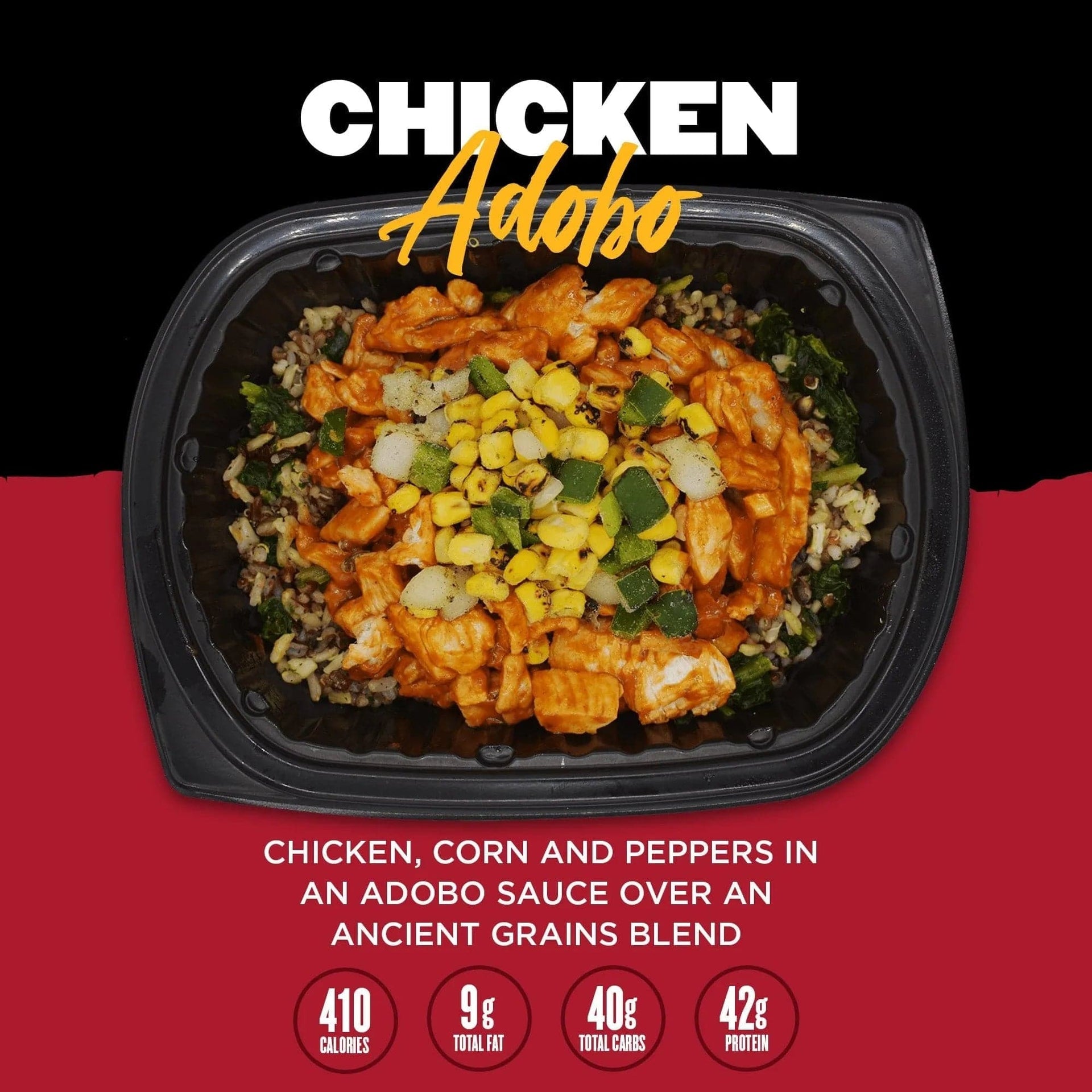 Clean Eatz Kitchen Meal-Chicken Adobo-N101 Nutrition