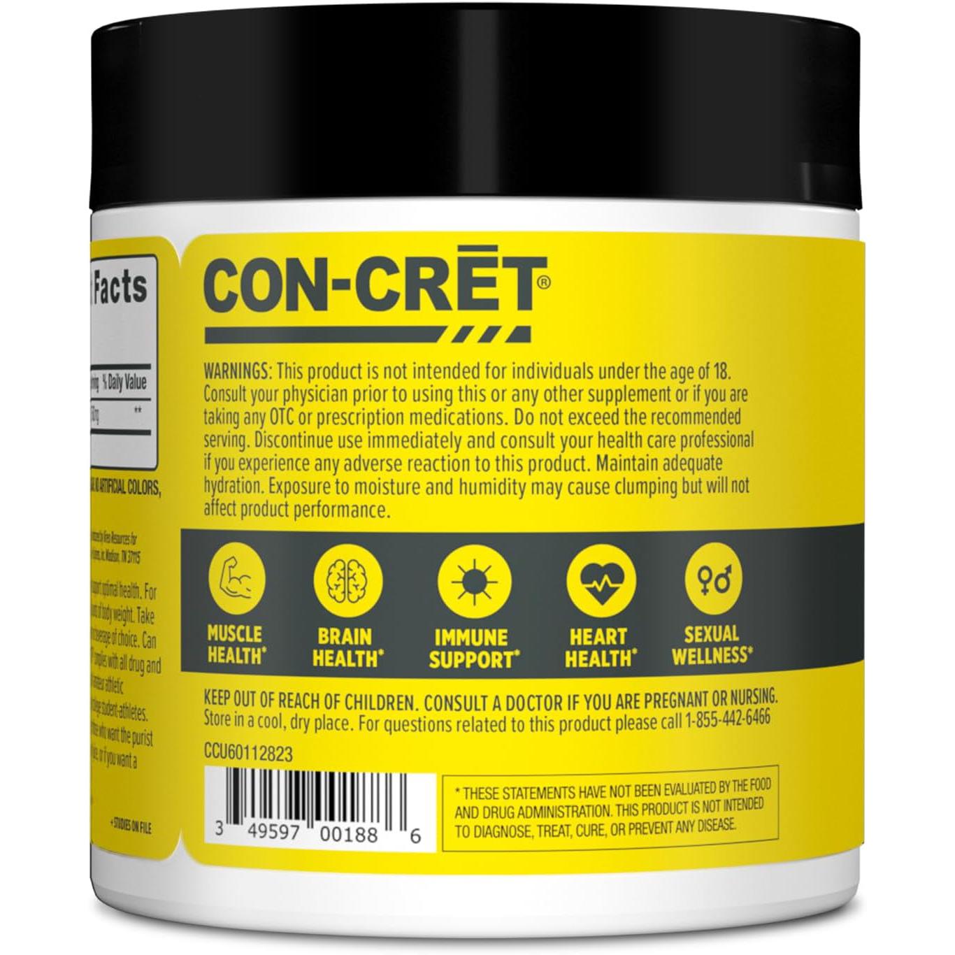 CON-CRET Patented Creatine HCl Powder-N101 Nutrition