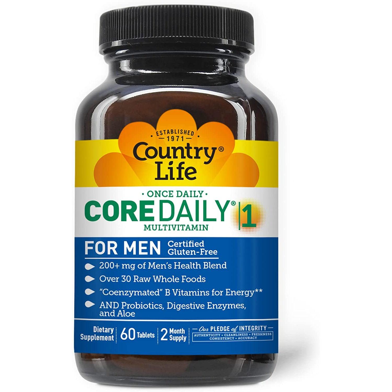 Country Life Core Daily-1 Multivitamin for Men-N101 Nutrition