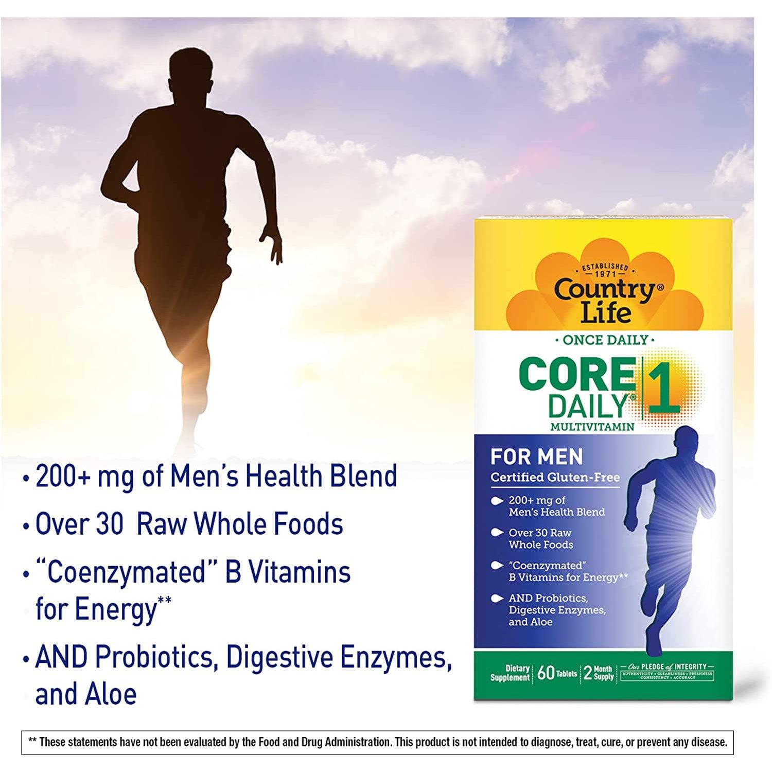 Country Life Core Daily-1 Multivitamin for Men-N101 Nutrition