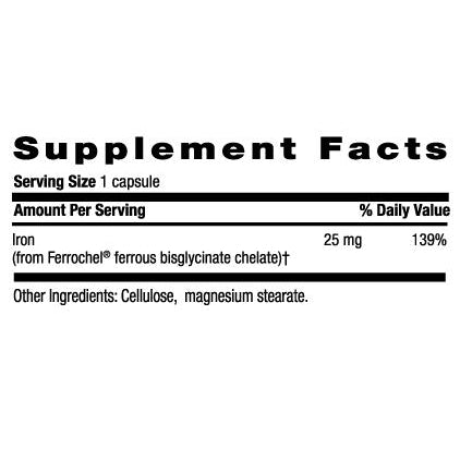 Country Life Easy Iron 25 mg-N101 Nutrition